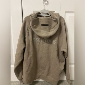 essentials hoodie size medium but oversized